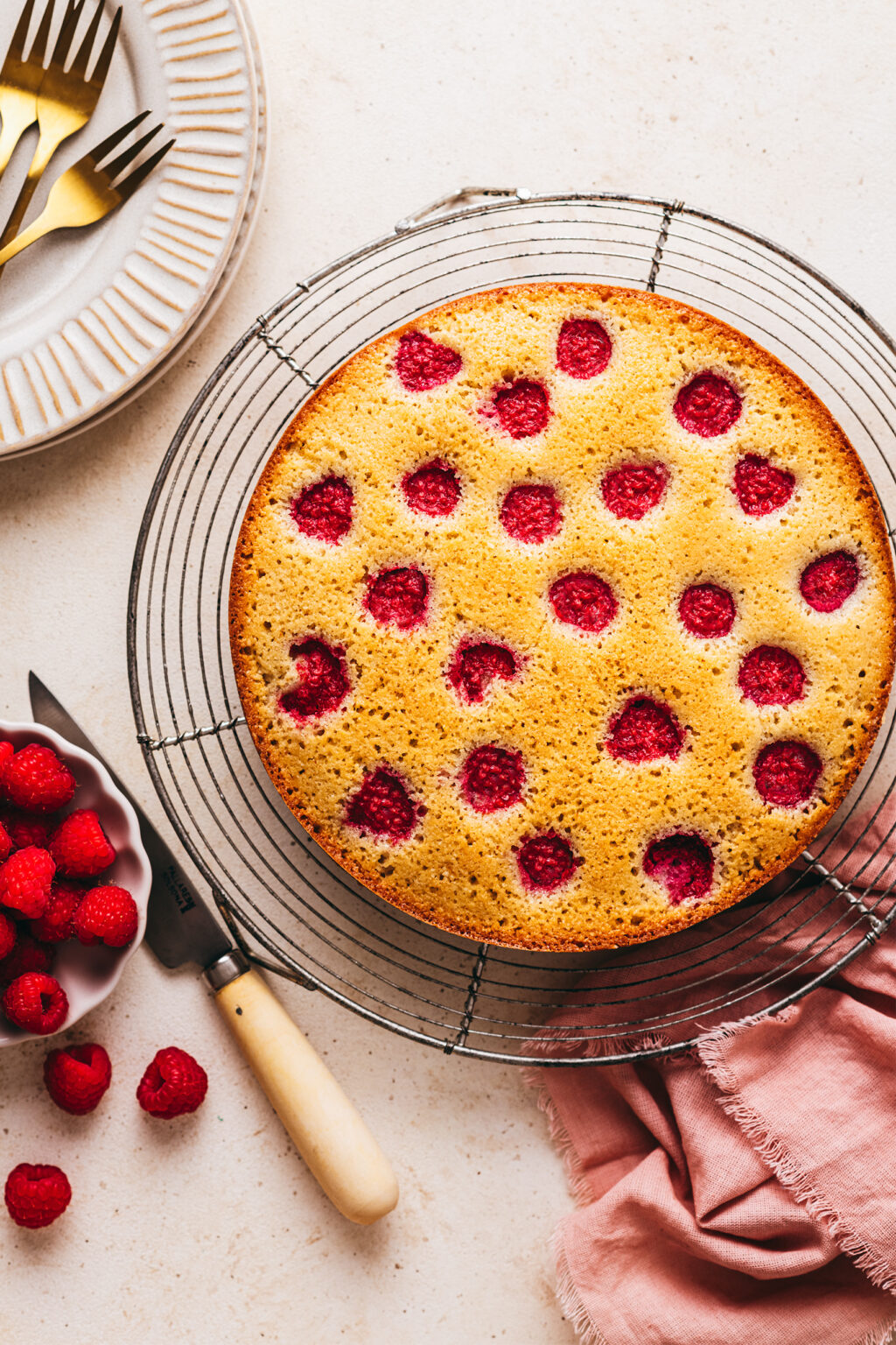 Financier framboise - Lilie Bakery