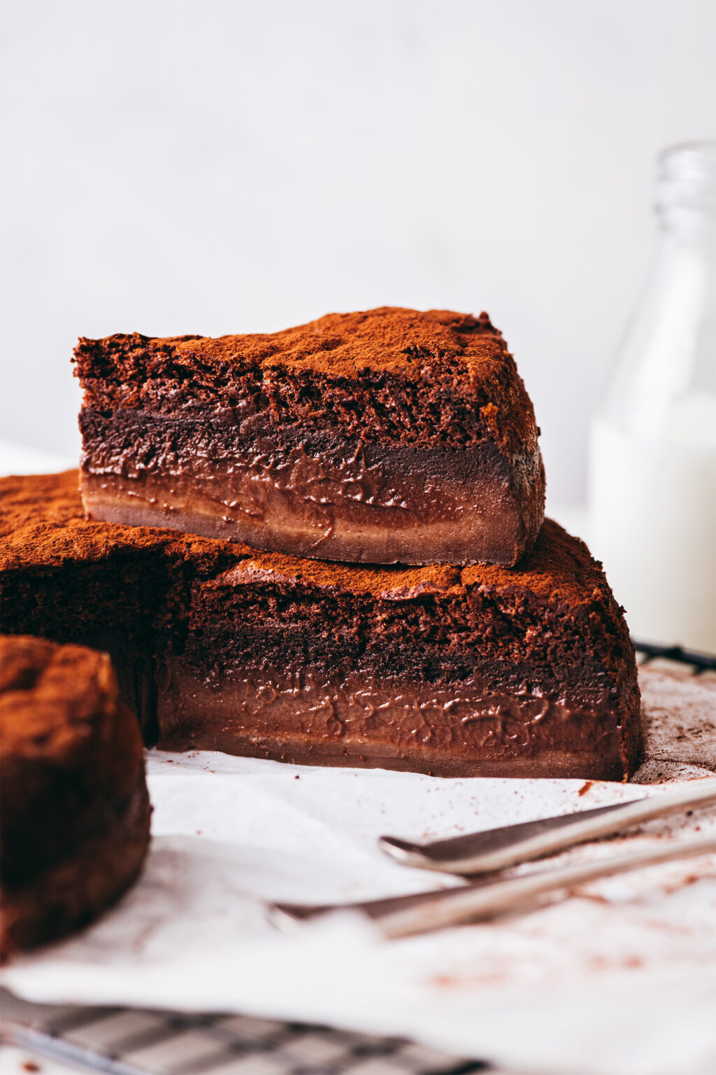 Magic chocolate cake - Lilie Bakery