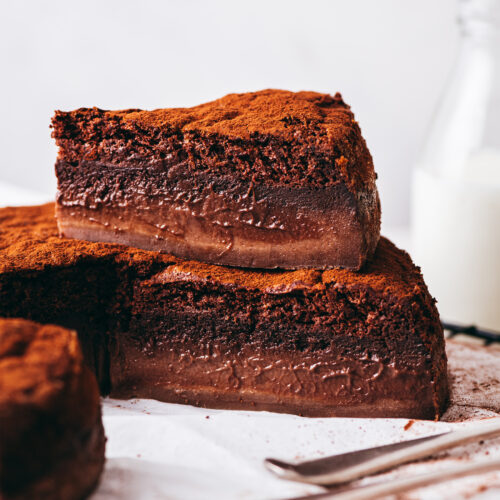 Magic chocolate cake - Lilie Bakery