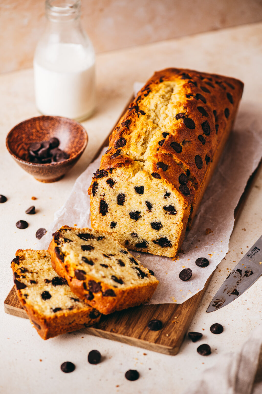 Cake aux pépites de chocolat - Lilie Bakery