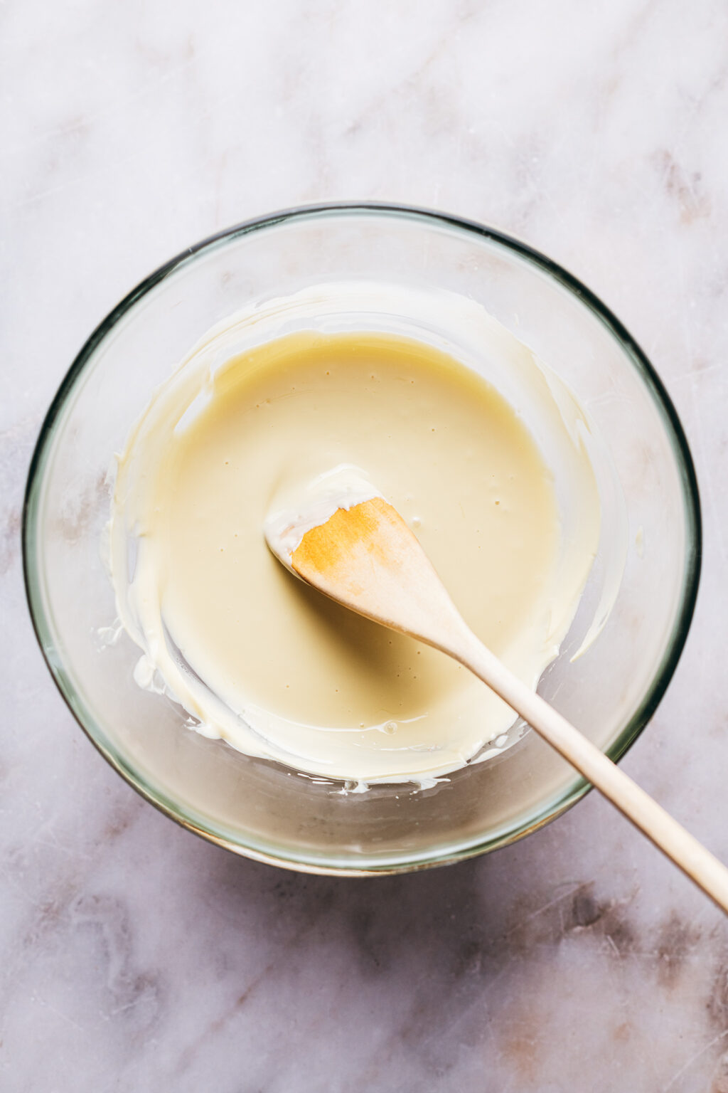 Chocolat blanc fondu - Lilie Bakery